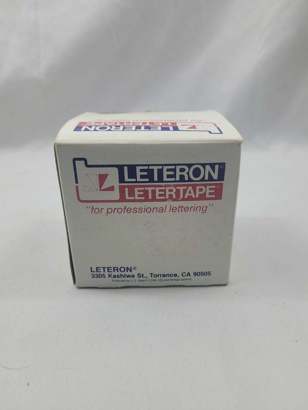 Leteron LetterTape Tw-300 BK Black 1 Roll New In Box